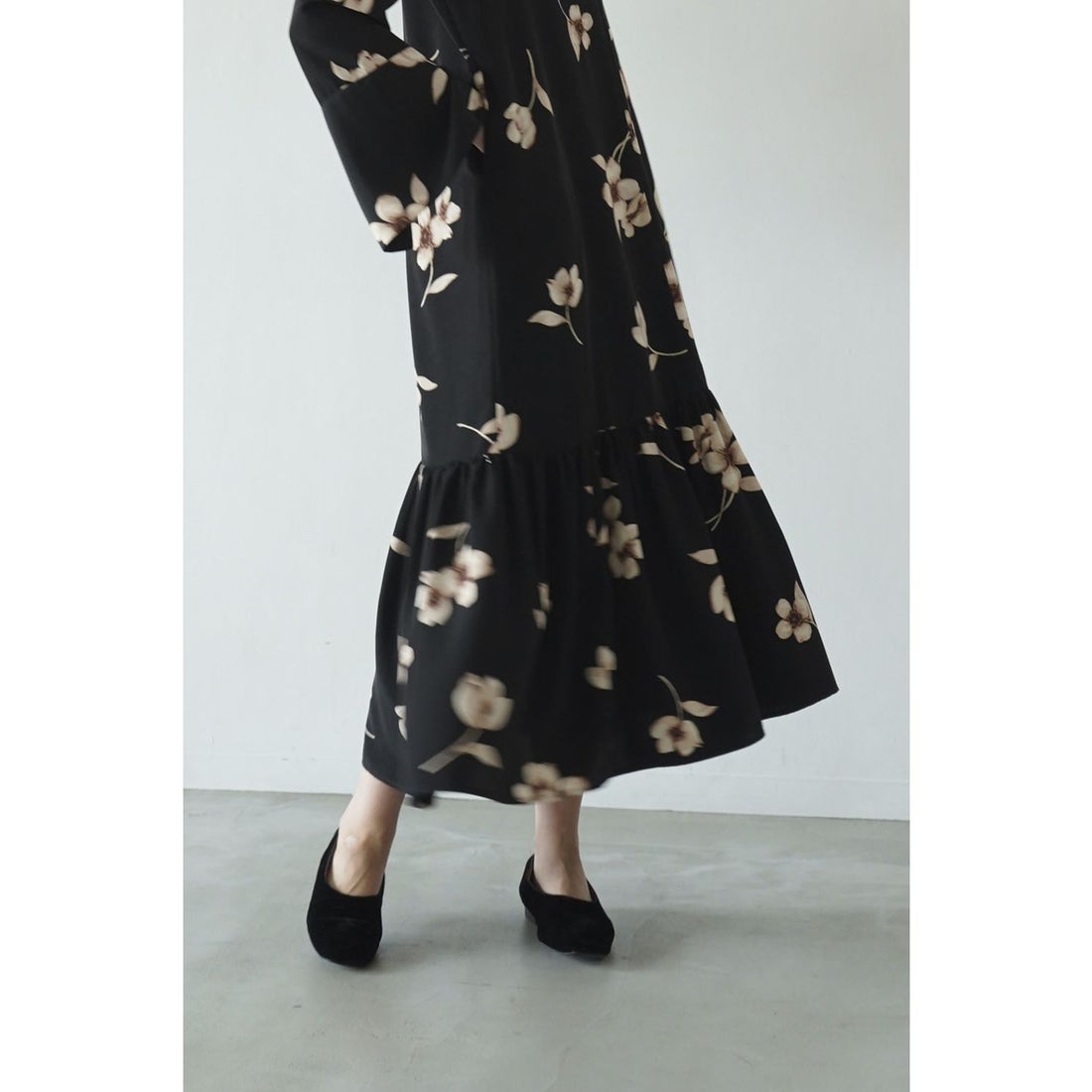 クラネ CLANE W FACE GATHER SWITCH ONEPIECE （IVORY