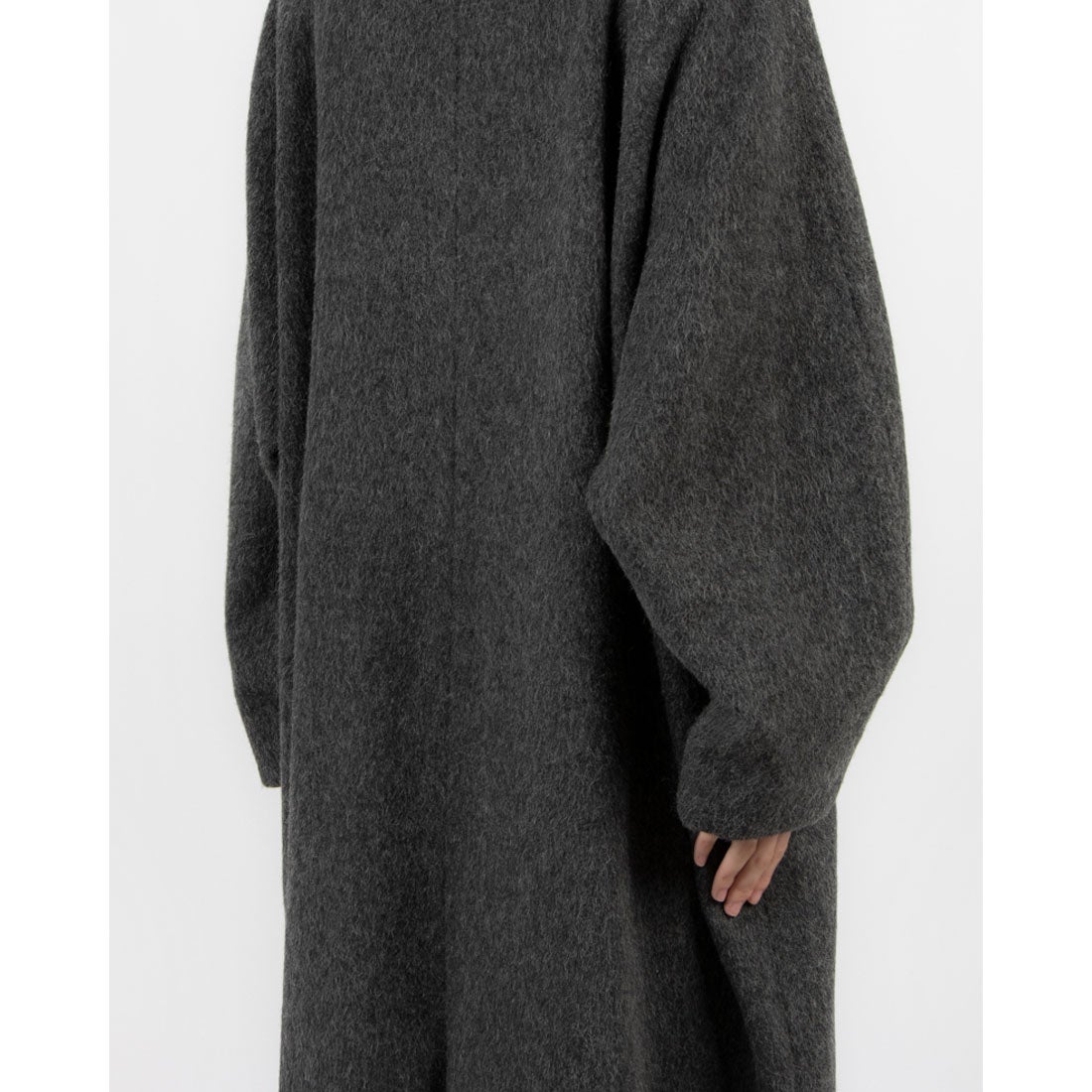 クラネ CLANE DOUBLE WOOL LONG COAT （GRAY） -靴＆ファッション通販