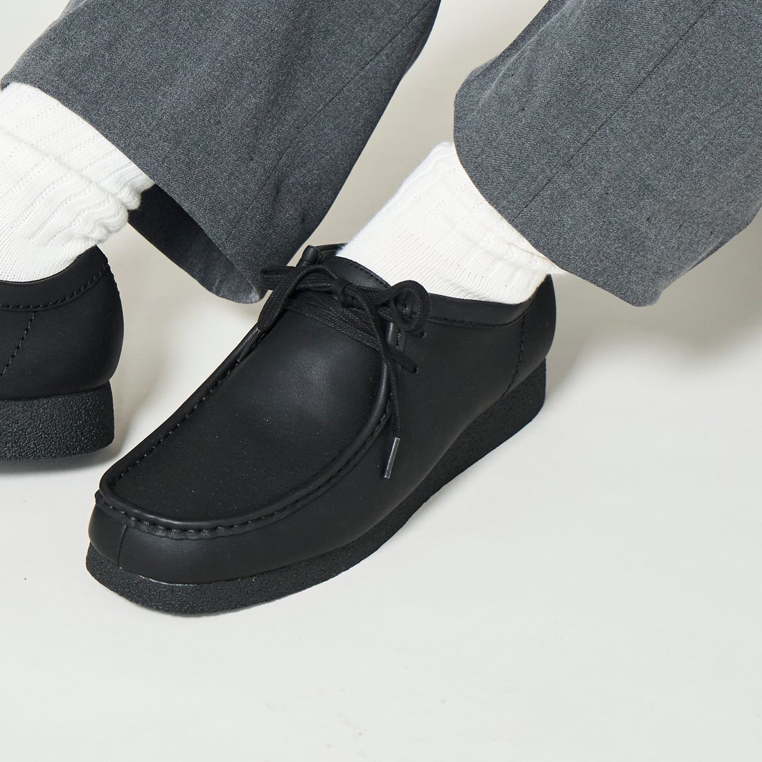 WallabeeEVO WP / ワラビーエヴォウォータープルーフ（ブラックレザー