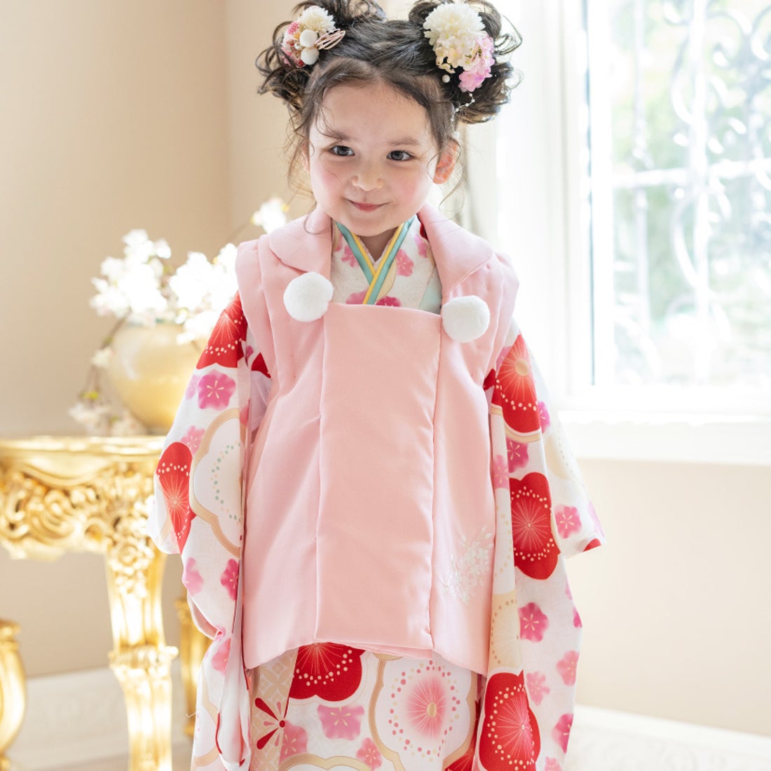 キャサリンコテージ 七五三 被布3点、髪飾り うさぎサンダル 楽天市場