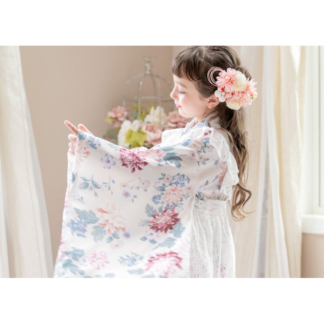 キャサリンコテージ Catherine Cottage レースエプロン着物ワンピース