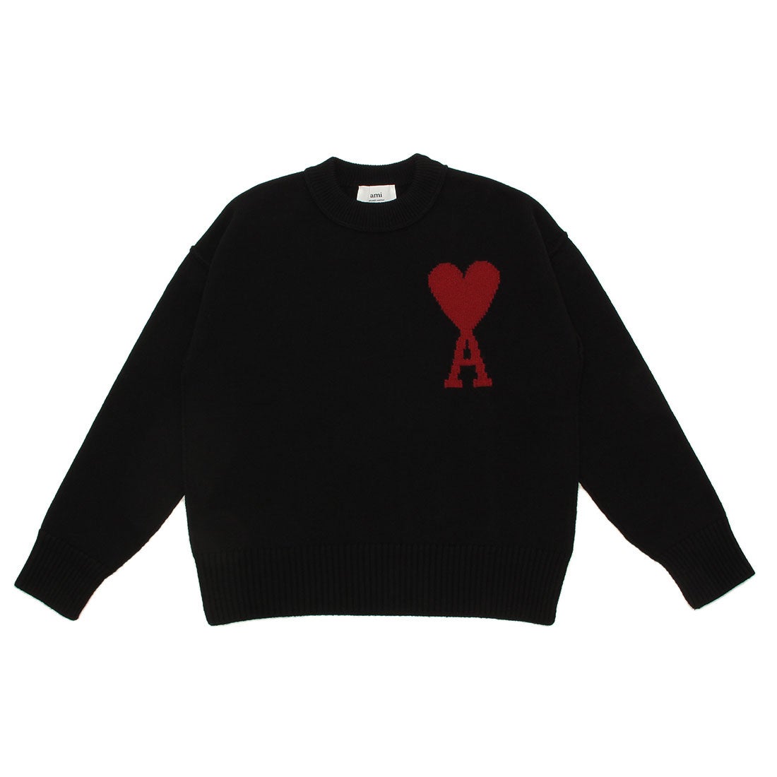 アミパリス Ami Paris ニット セーター ブラック メンズ レディース