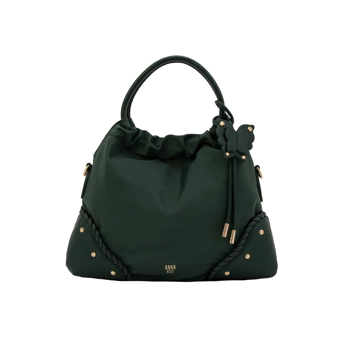 アナスイ ANNA SUI バタフライツイスト 2WAYハンドバッグ （グリーン