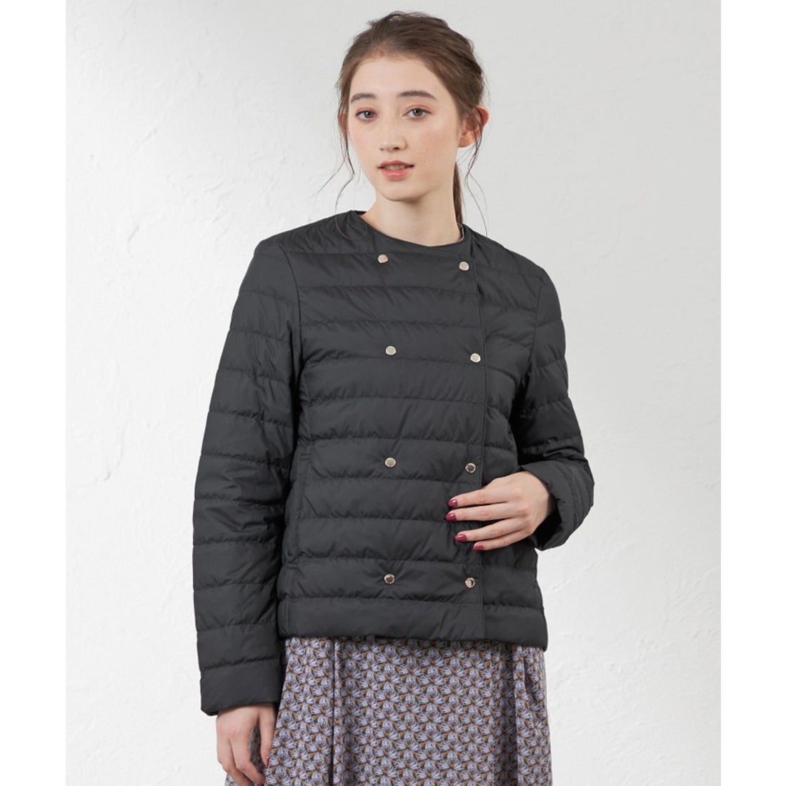 アマカ AMACA エアージャケット （ブラックネイビー） - ファッション