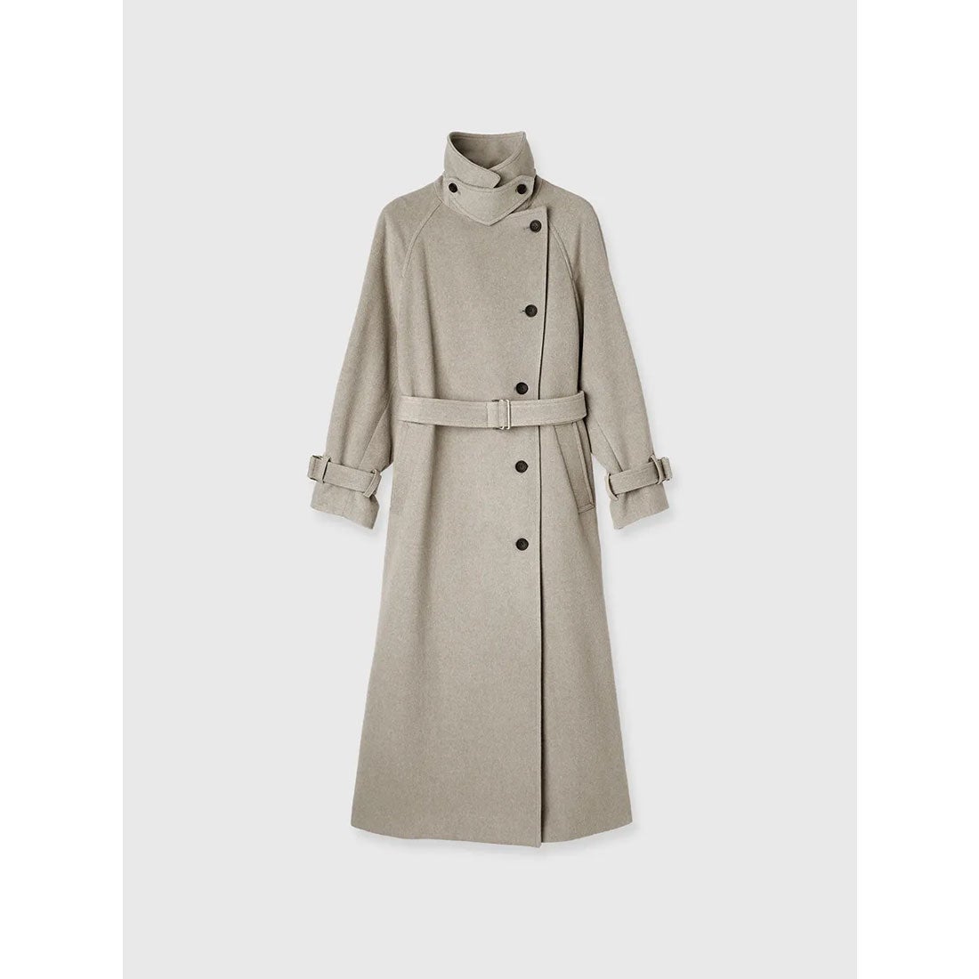 アニュアンス anuans ウールトレンチコート （GREY BEIGE） -靴