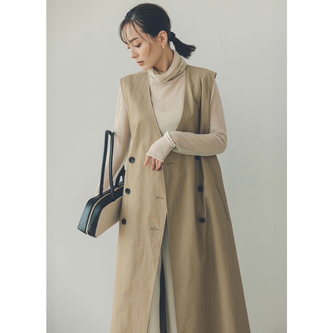 アニュアンス anuans 3Wayトレンチコート （BEIGE） -靴＆ファッション