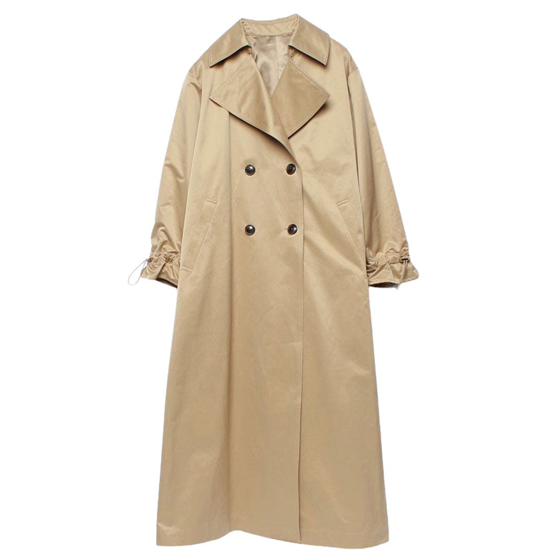 アニュアンス anuans ボリュームスリーブトレンチコート （BEIGE