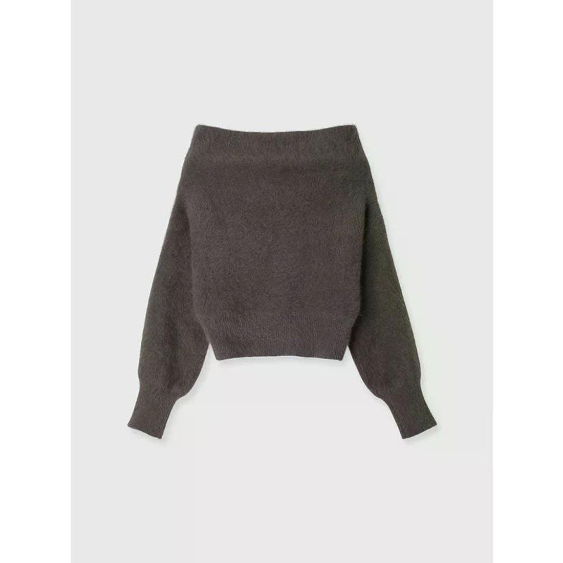 アニュアンス anuans ラクーンフォックスオフショルニットプルオーバー