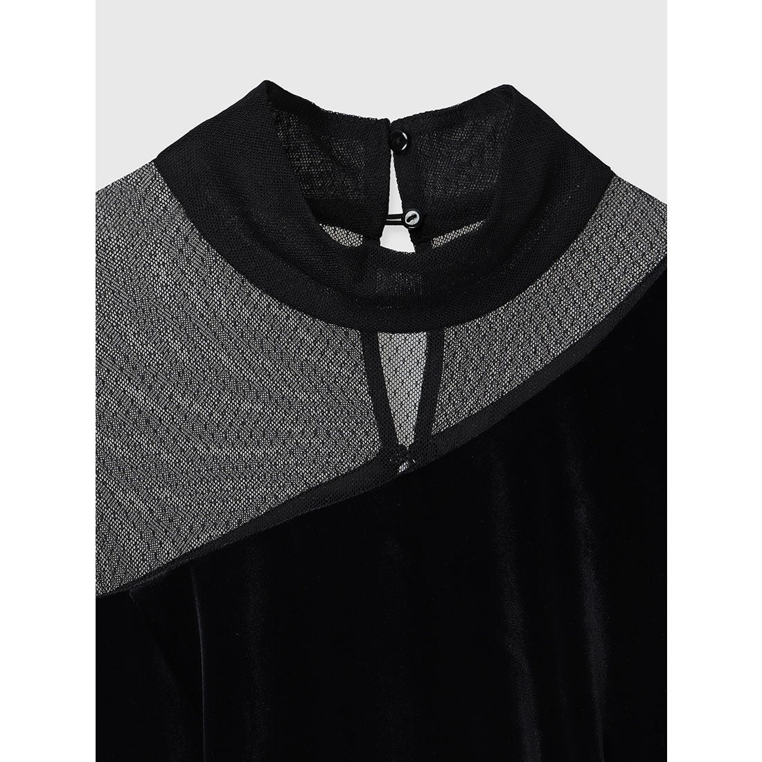 アニュアンス anuans シアーコンビタイトワンピース （PINK BEIGE