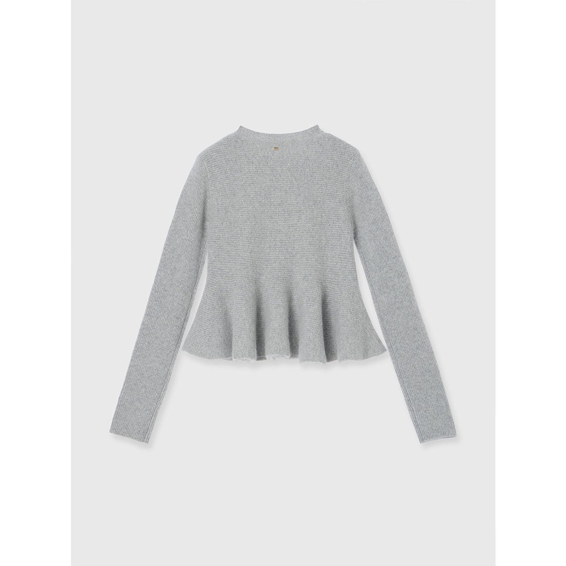 アニュアンス anuans ペプラムショートニットトップス （IVORY