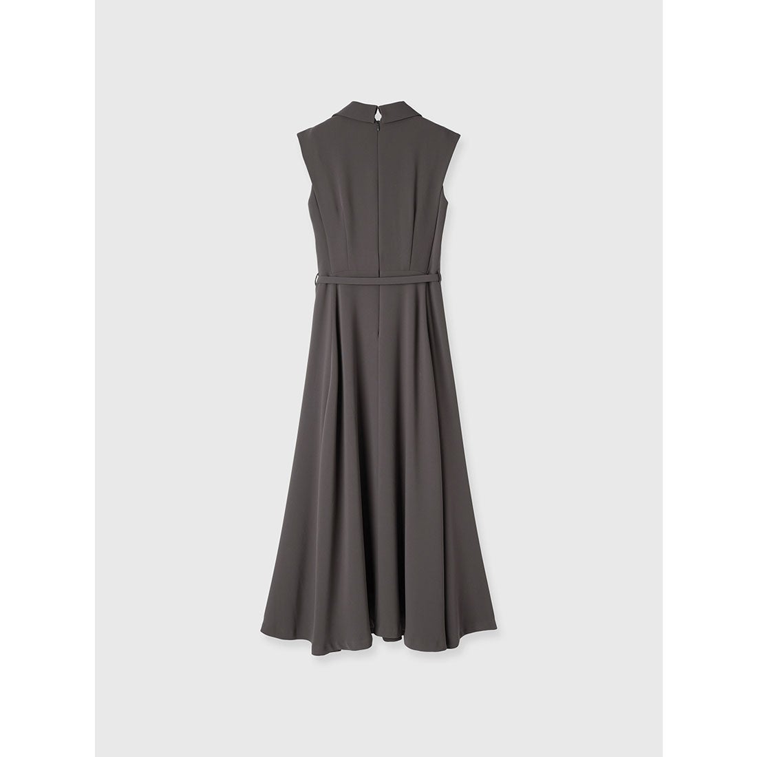 アニュアンス anuans ダブルサテンテーラードフレアワンピース （NAVY