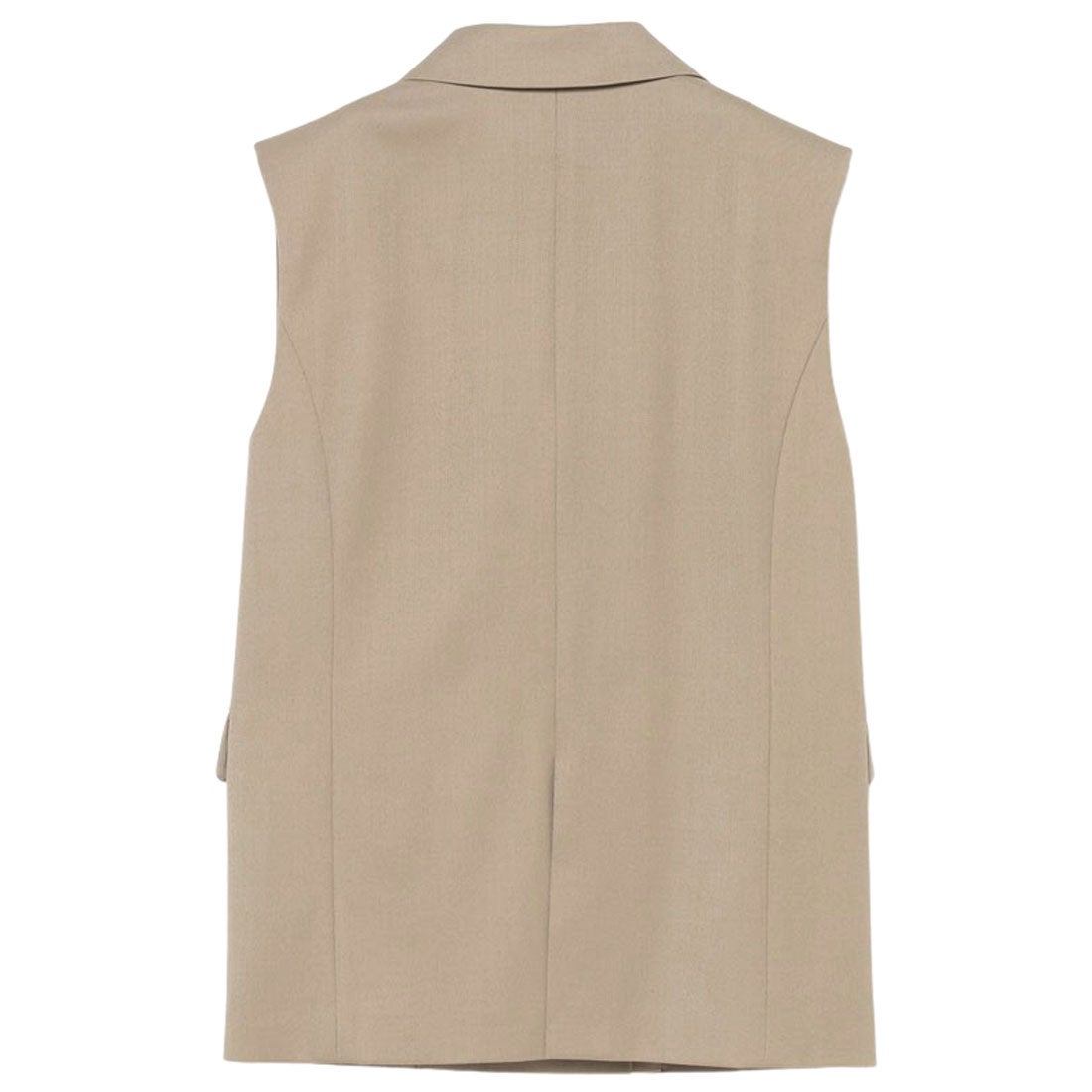 アニュアンス anuans ウールブレンドツイルオーバージレ （BLACK