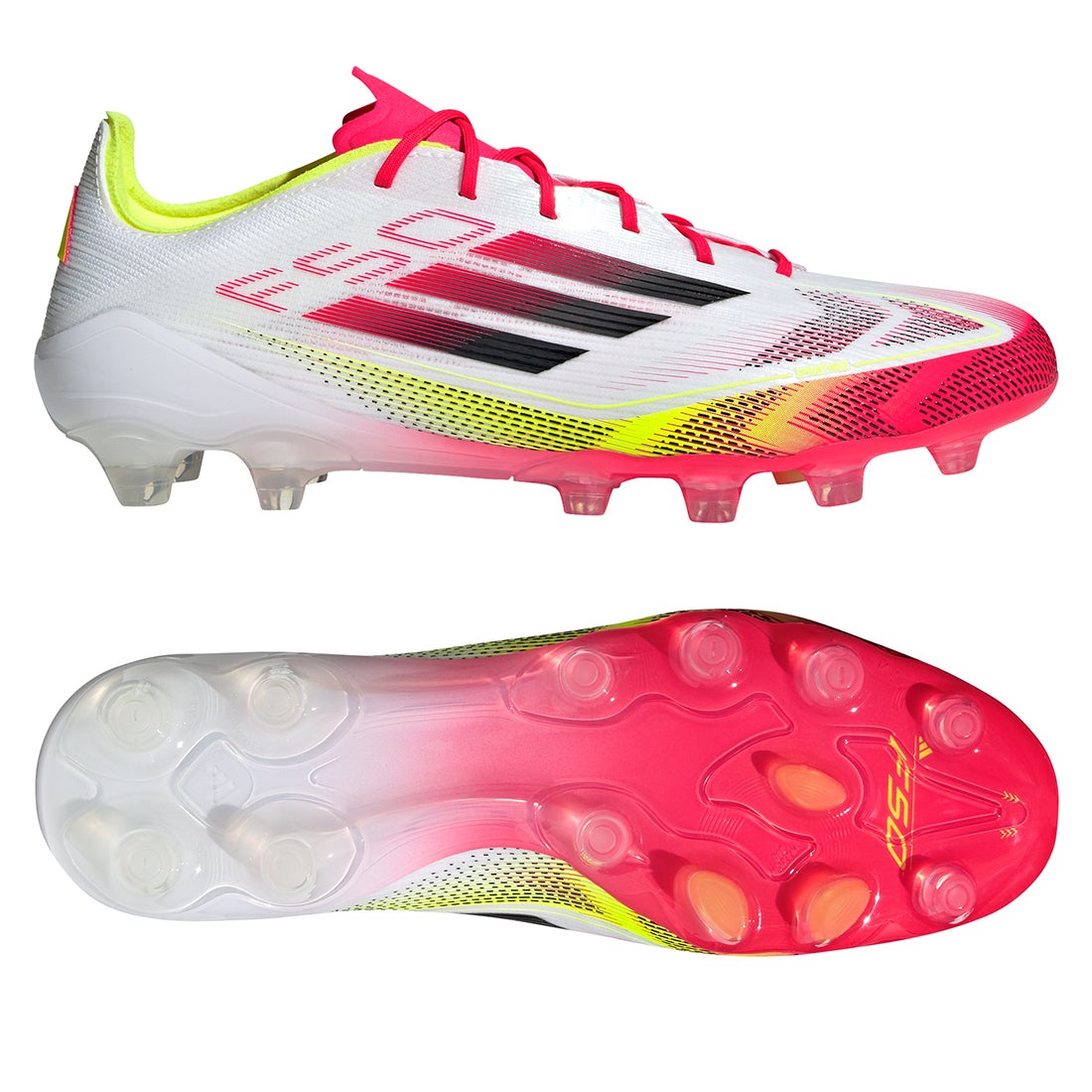 adidas アディダス F50 ELITE HG/AG ジャパン(ホワイト/レッド
