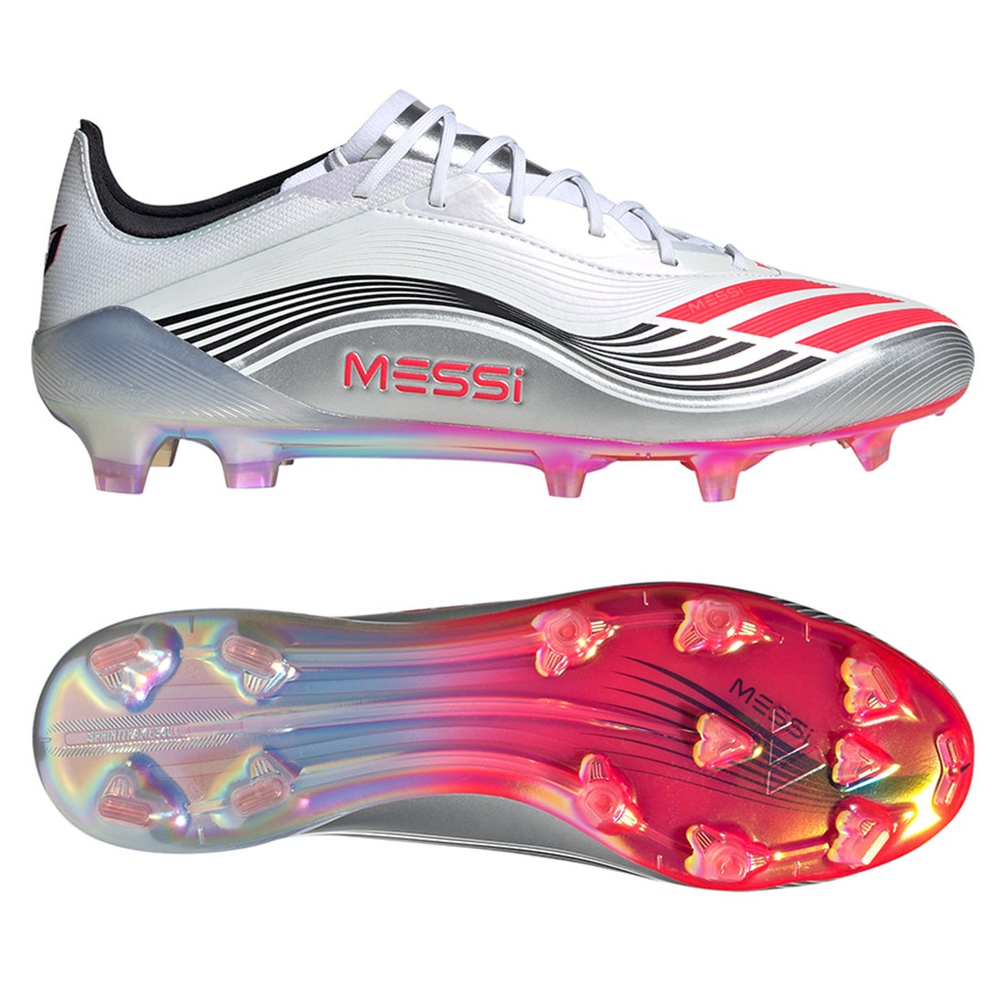 adidas アディダス F50 MESSI ELITE FG(ホワイト×レッド) NQW52 JP5593