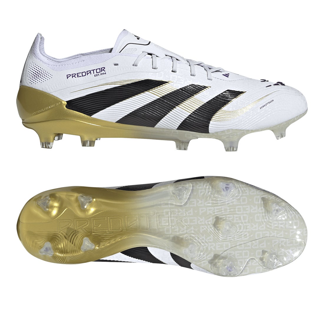 adidas アディダス プレデター ELITE FG(ホワイト×ブラック×ゴールド