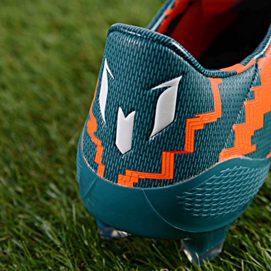 adidas アディダス アディゼロ F50 FG LM(オレンジ×グリーン) B44261