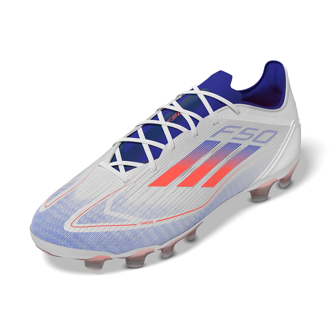 adidas アディダス F50 PRO HG/AG(ホワイト×レッド×ブルー) NIR03