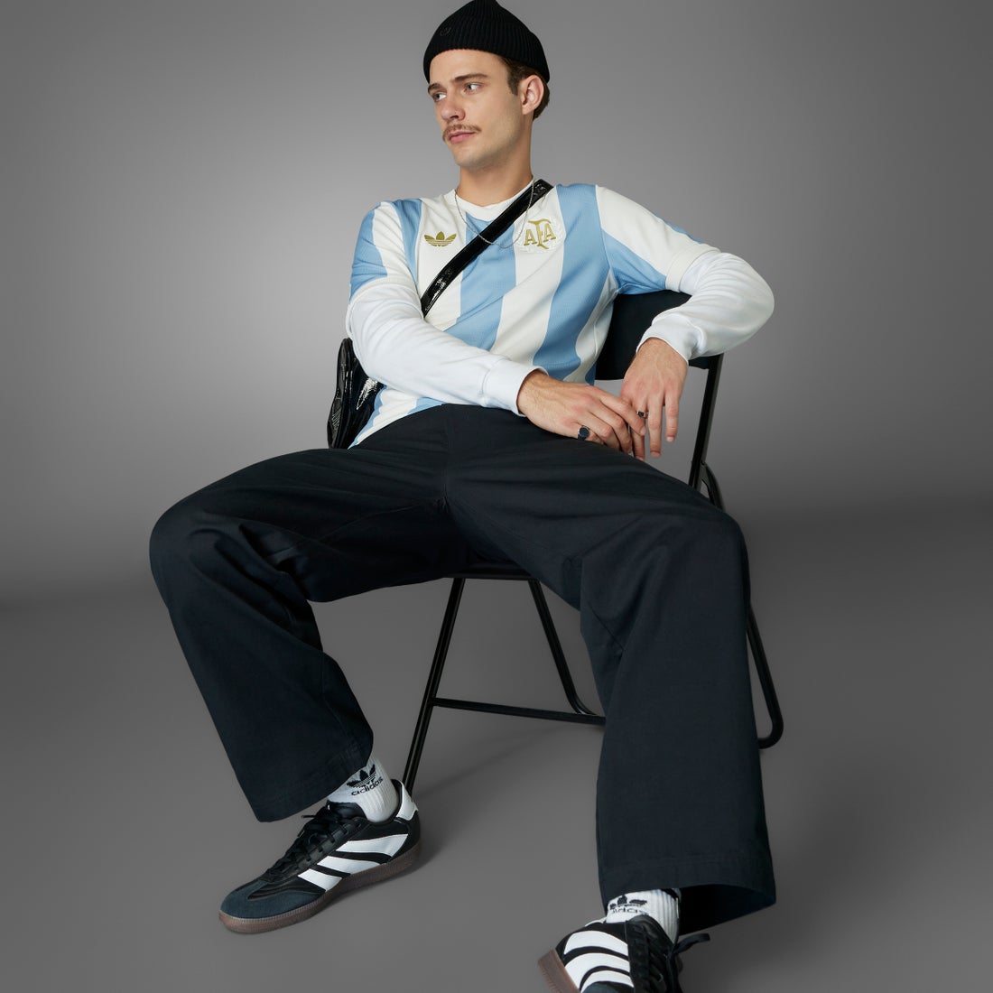 adidas アルゼンチン代表 50th アニバーサリー ユニフォーム 半袖