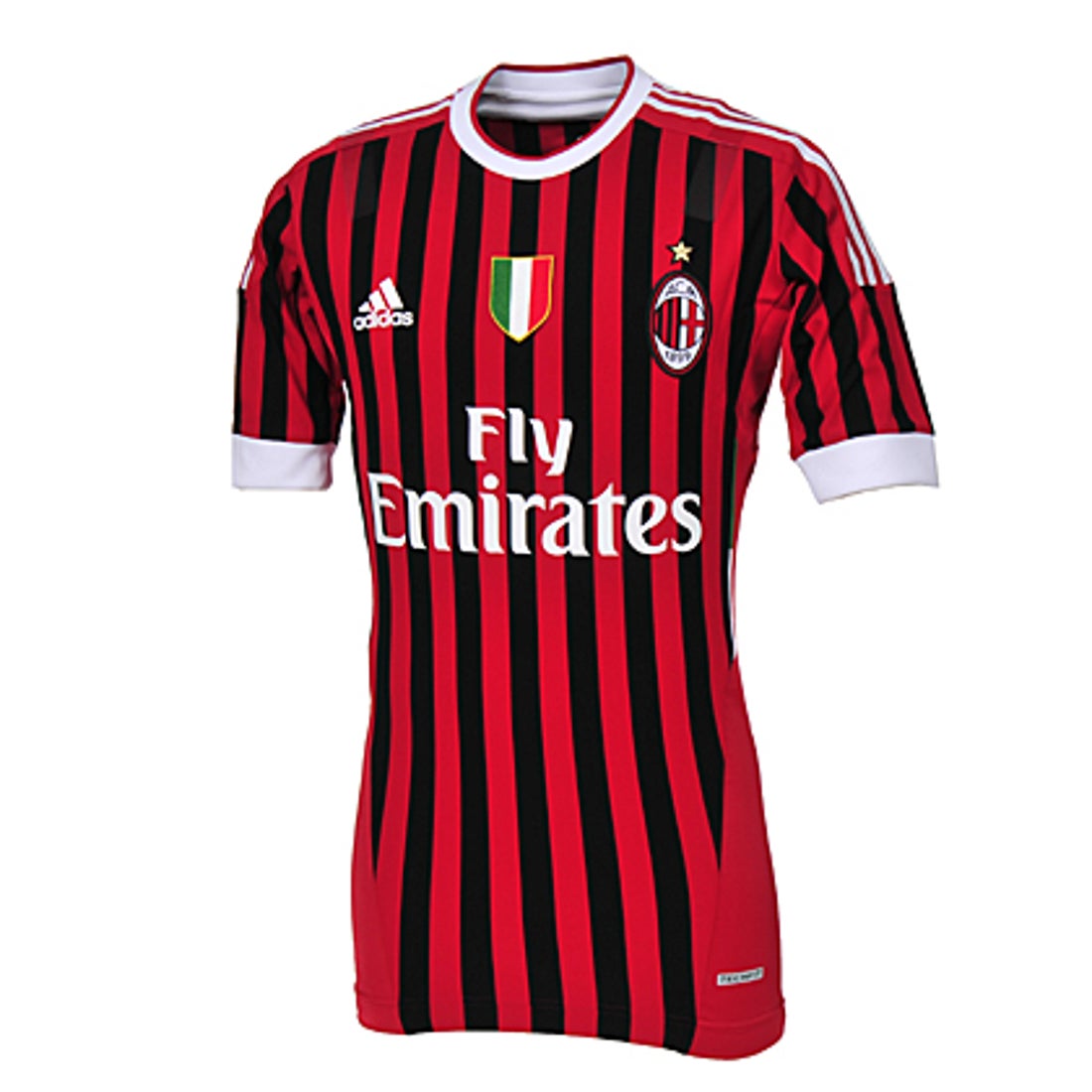 adidas ACミラン 11/12 ユニフォーム ホーム 半袖[TECHFIT