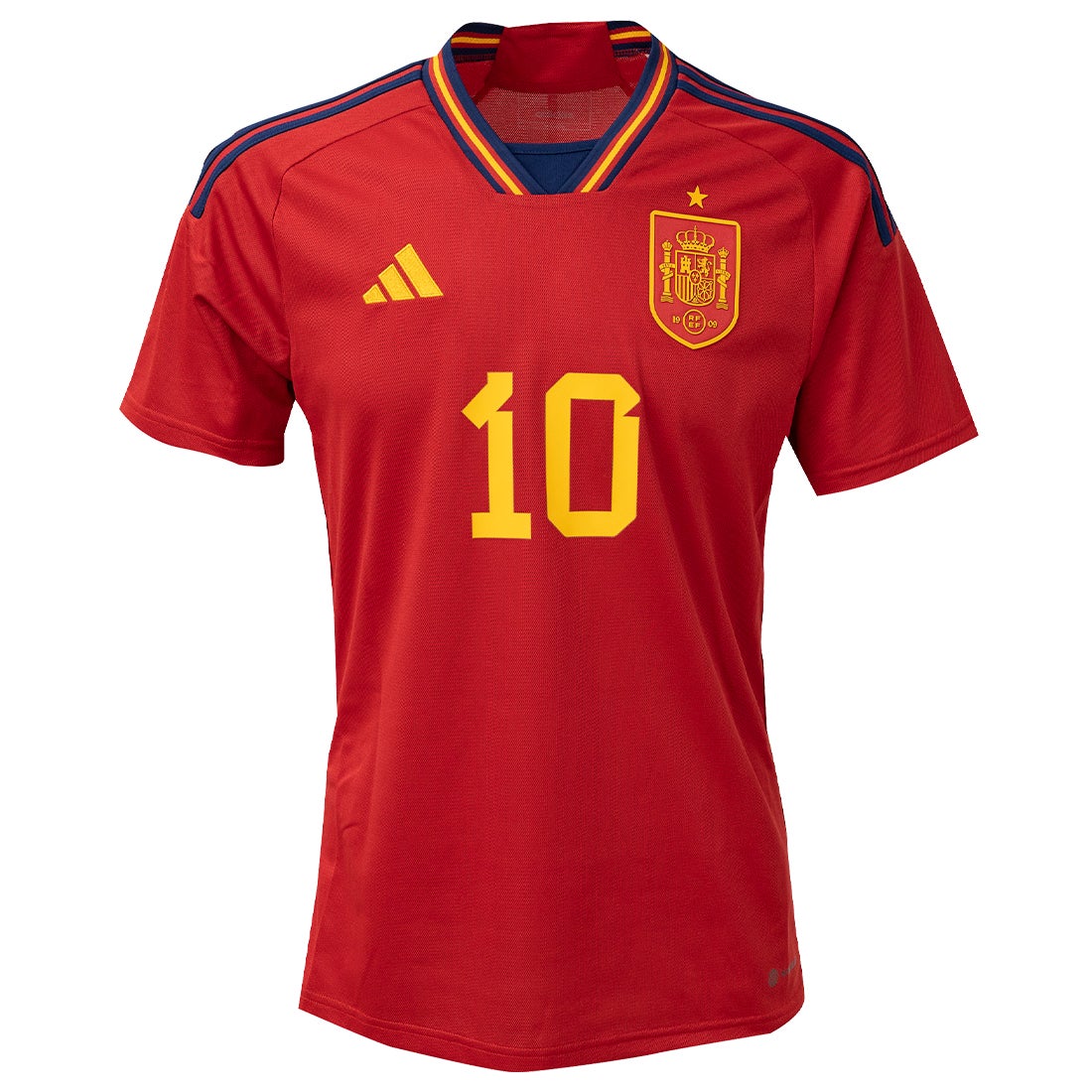 adidas スペイン代表 2022 ユニフォーム ホーム 半袖 レプリカ #10