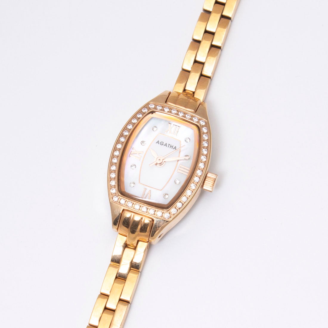 アガタ パリ AGATHA PARIS プチトノーウォッチ、MOP、ブレスレット