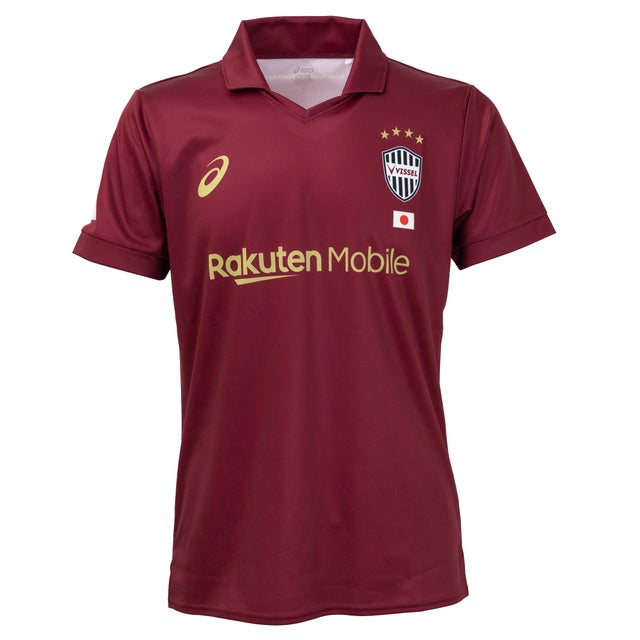 ASICS ヴィッセル神戸 2025 ユニフォーム ホーム 半袖 レプリカ #13