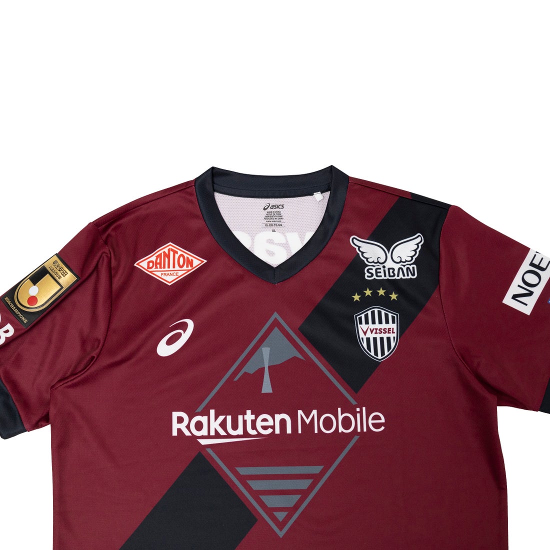 ASICS ヴィッセル神戸 2025 ユニフォーム ホーム 半袖 レプリカ