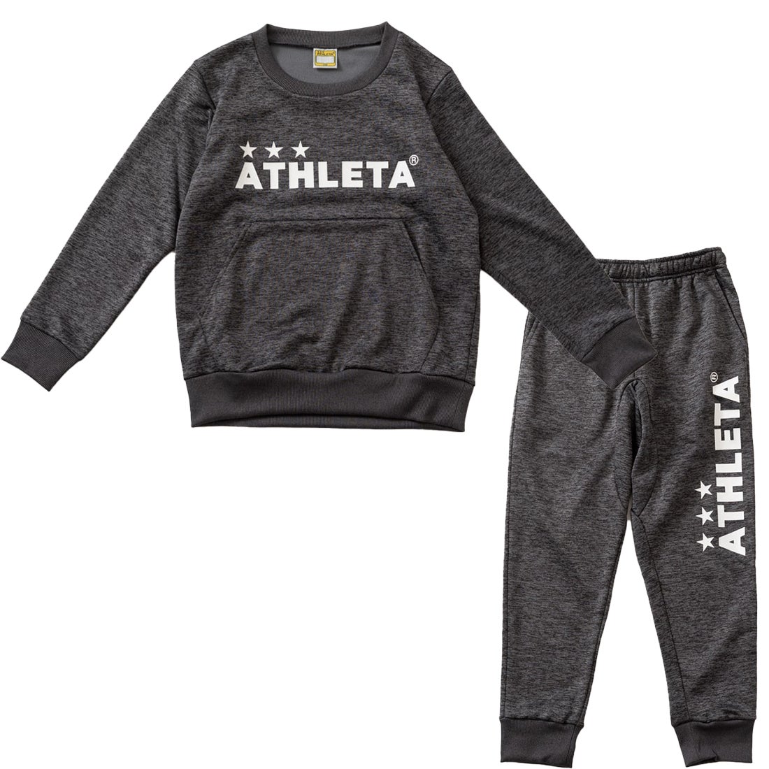 ATHLETA アスレタ スウェット上下セット ジュニア(チャコール) FUK