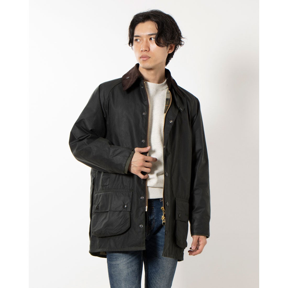 バブアー Barbour オイルドジャケット （Sage(カーキ