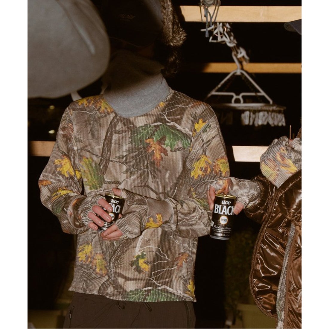 パルプ PULP 【VALLAD / バラッド】カモ サーマル ロング Tee （カーキ