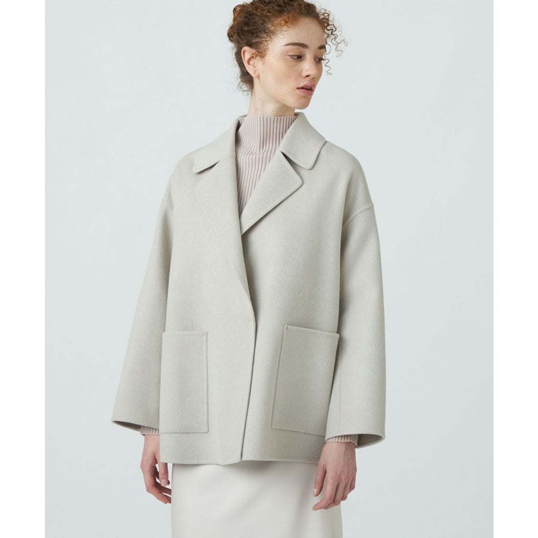 ボールジィ Ballsey プレミアムウールリバー オープンカラーショート