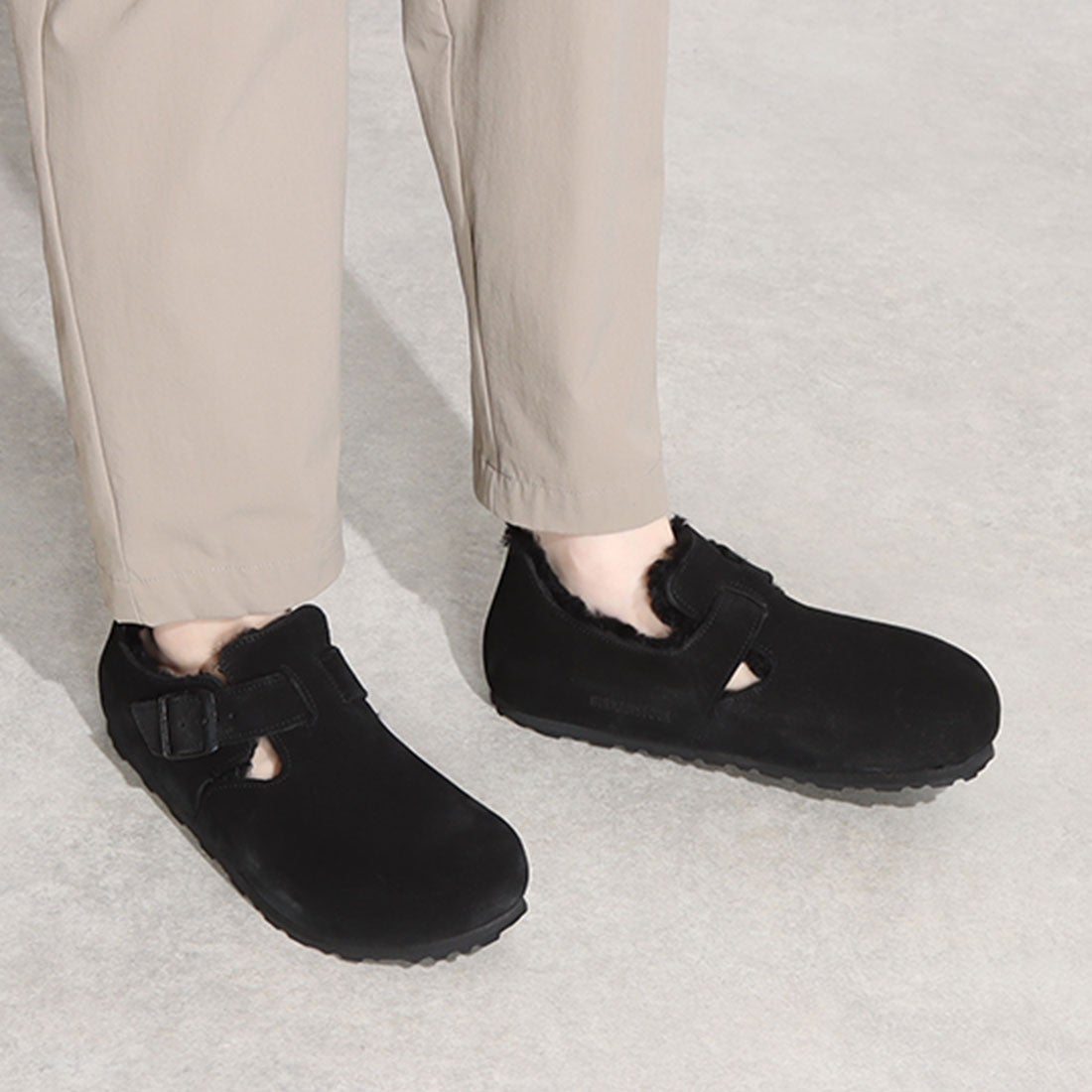 ビルケンシュトック BIRKENSTOCK London Shearling Suede 【ナロー幅