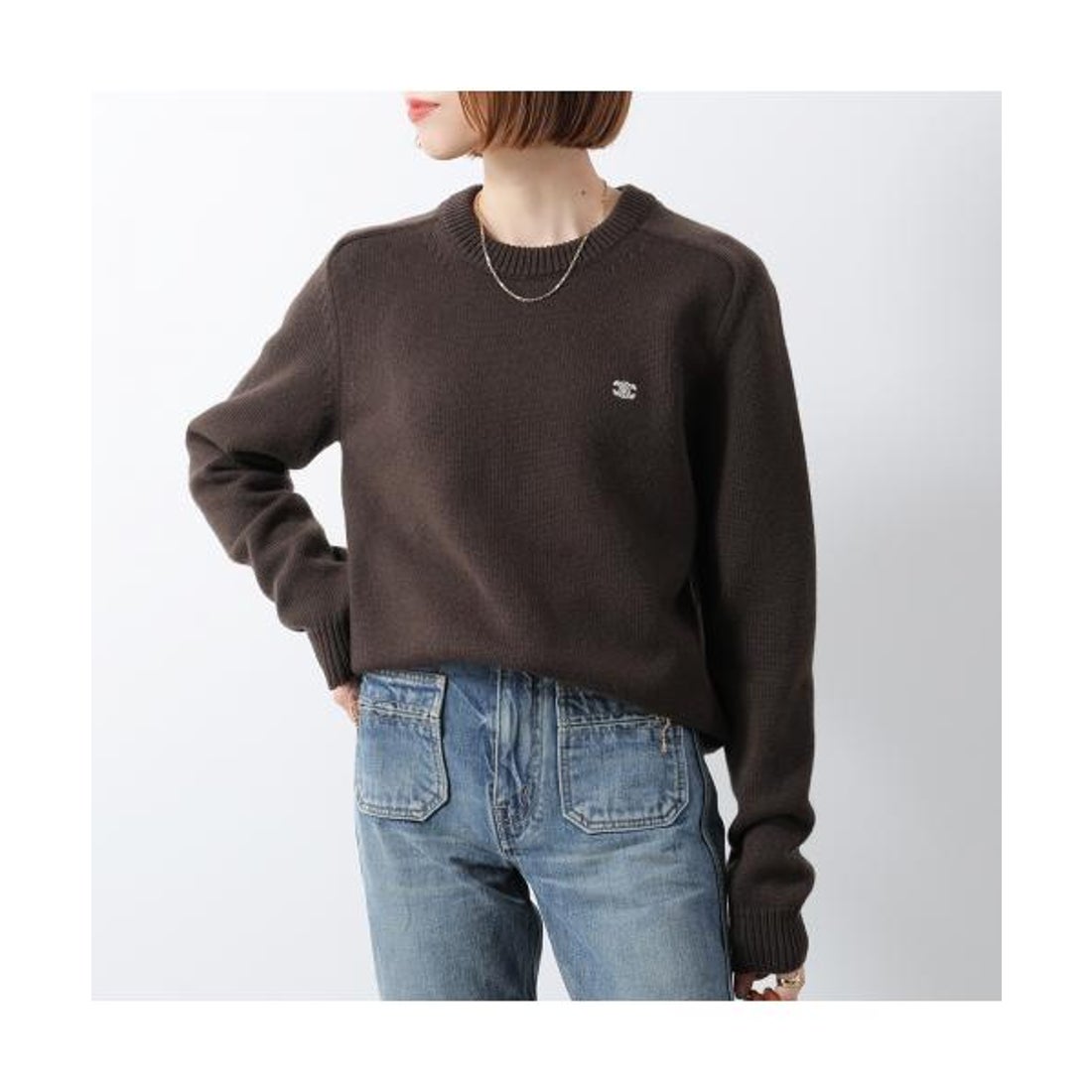 セリーヌ CELINE CELINE ニット 2AC85048T ウール カシミヤ セーター