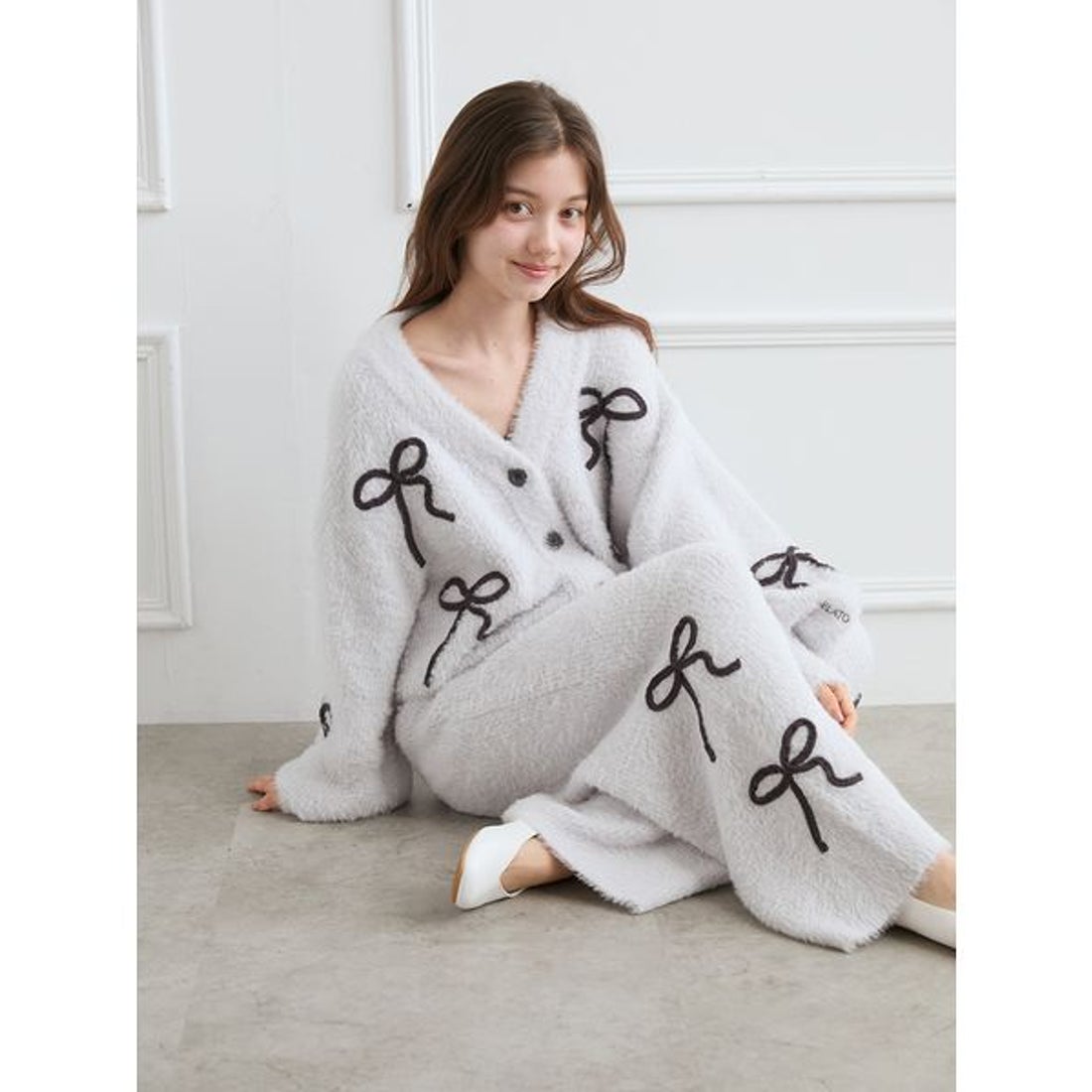 ジェラートピケ gelato pique 【HALLOWEEN】リボンフェザーロング