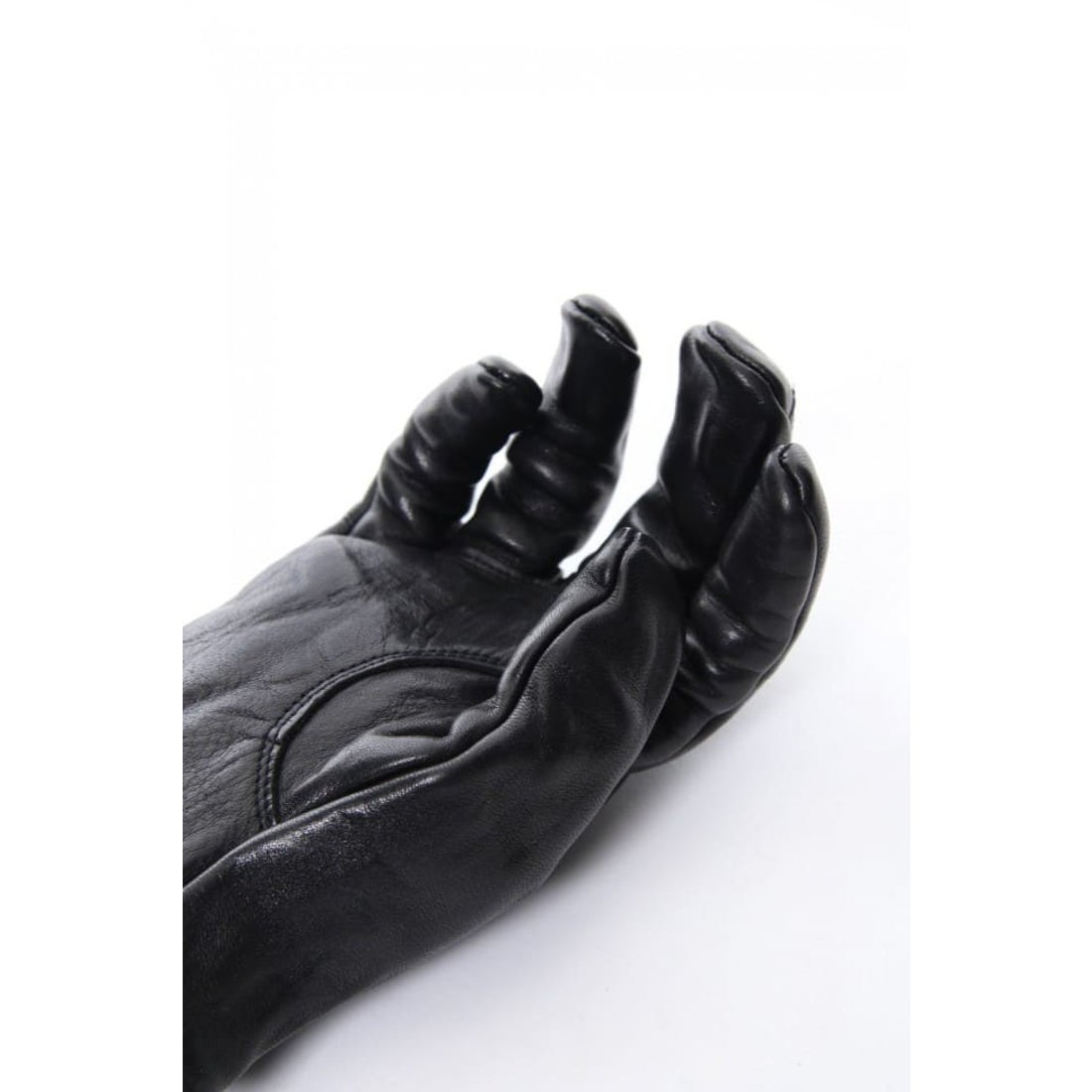 D.HYGEN Horse Leather Zip Glove （BLACK） - Osaka / Kyoto, -FASCINATE