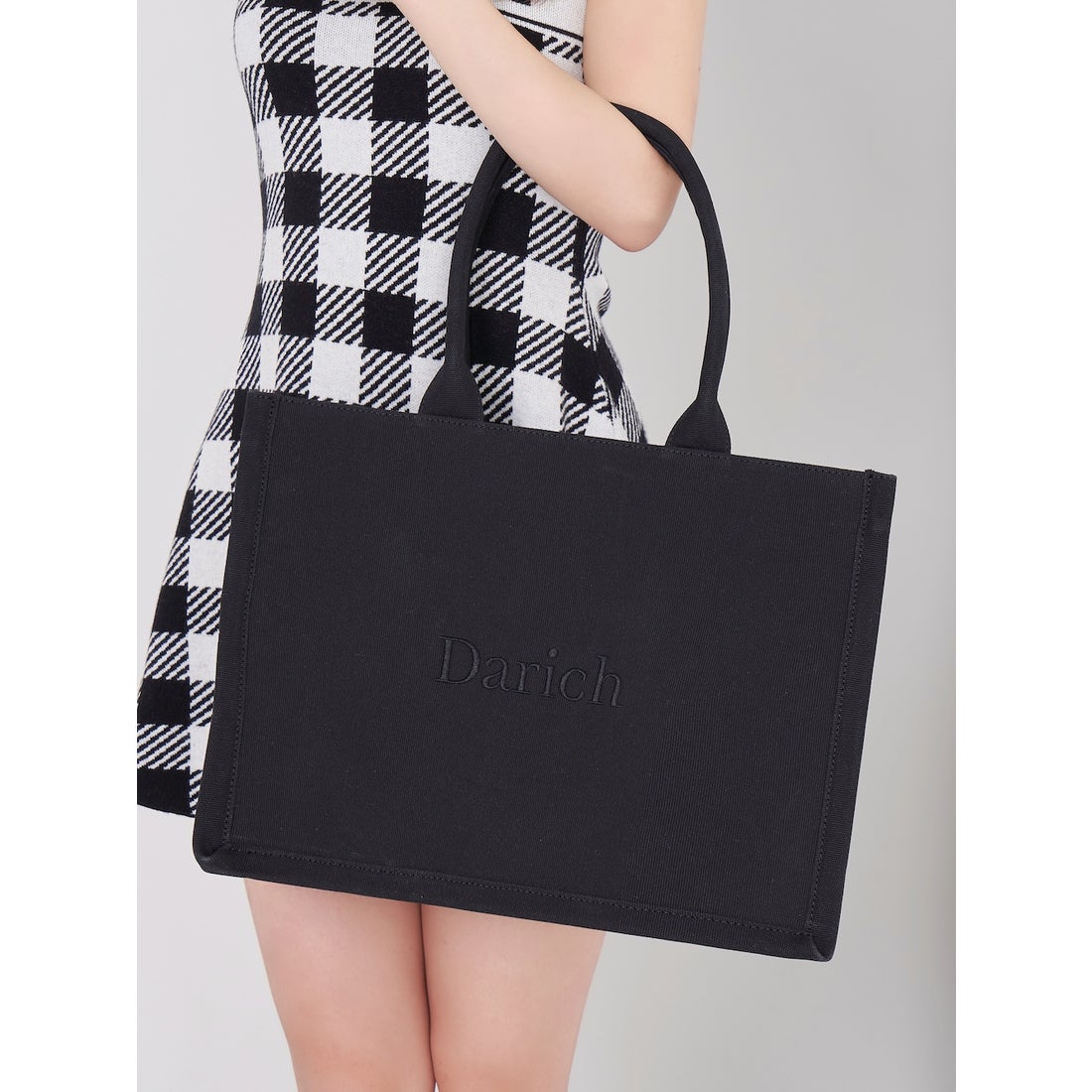 ダーリッチ Darich ロゴトートバッグ （ブラック） - ファッション通販