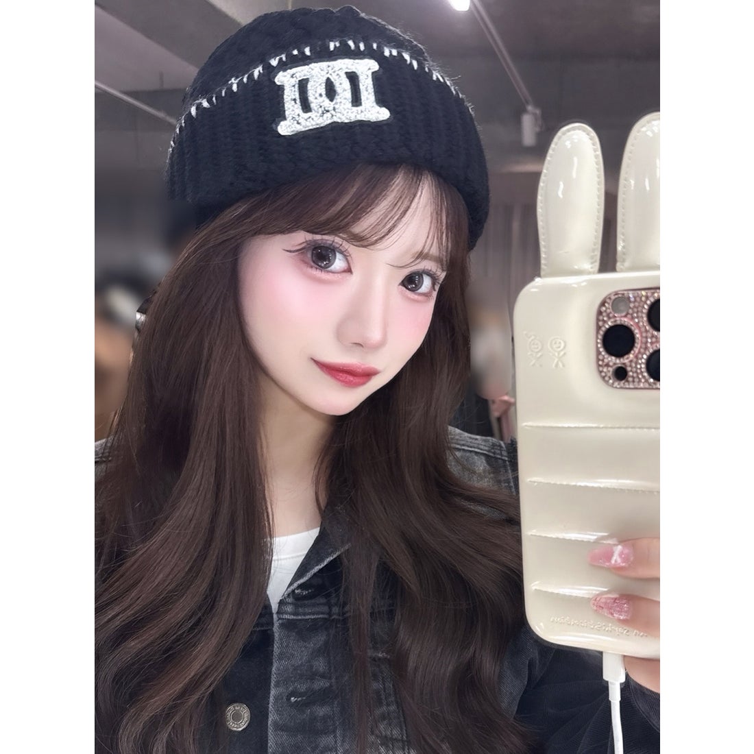 ダーリッチ Darich DDロゴバスケットニットビーニー （ブラック