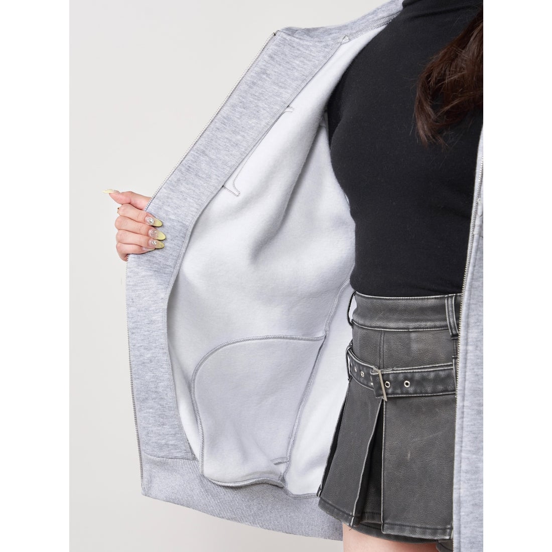 ダーリッチ Darich アップリケDDロゴパーカー （ブラック） -靴