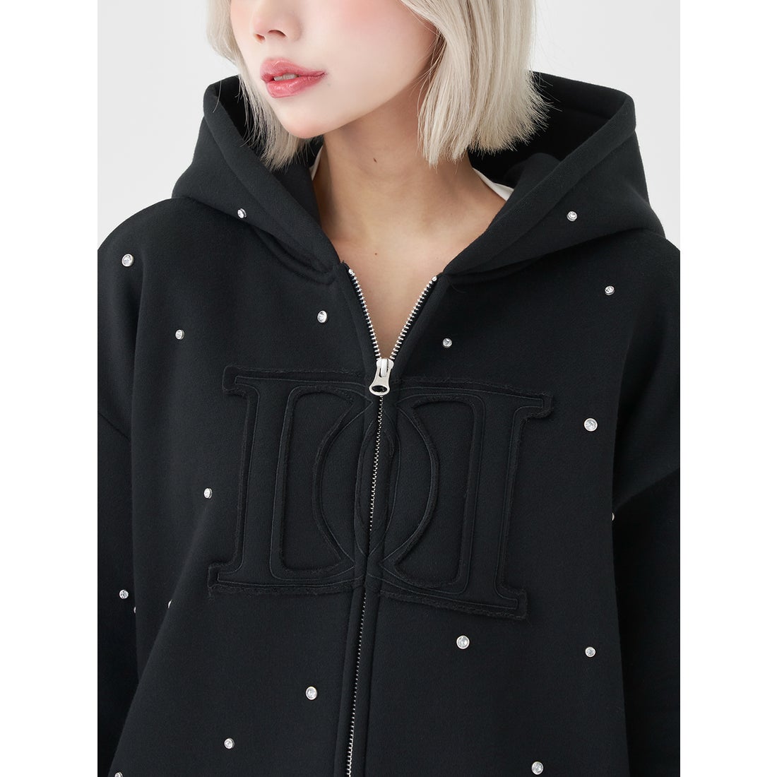 ダーリッチ Darich DDロゴビジュージップパーカー （ミント