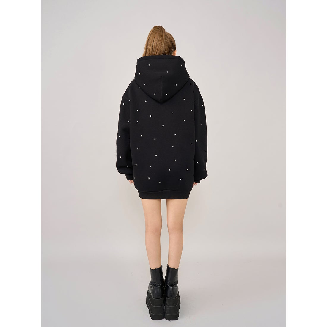 ダーリッチ Darich DDロゴビジュージップパーカー （ホワイト