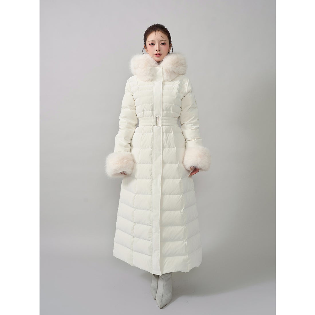 ダーリッチ Darich レディロングダウンコート （ホワイト
