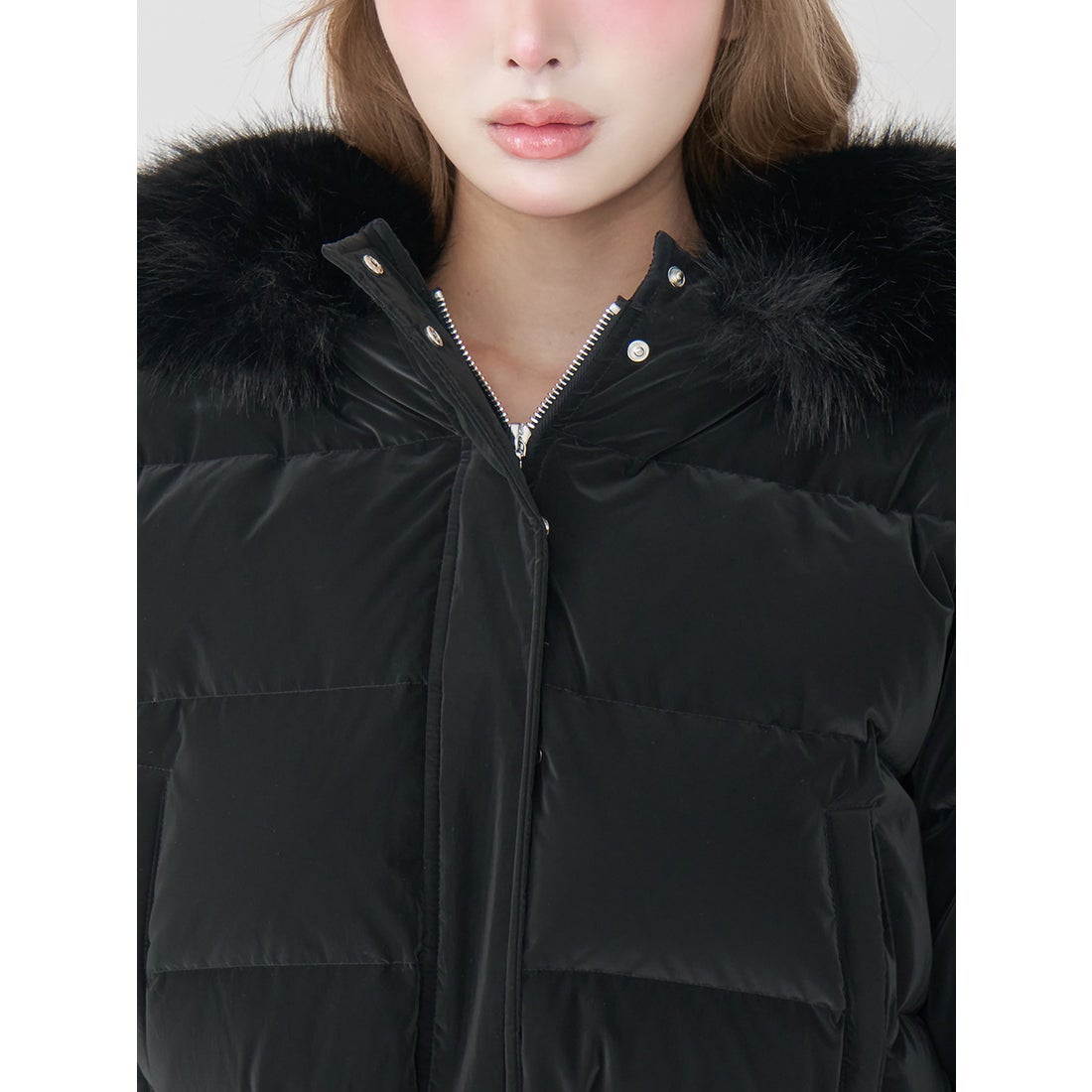 ダーリッチ Darich レディショートダウンジャケット （ブラック