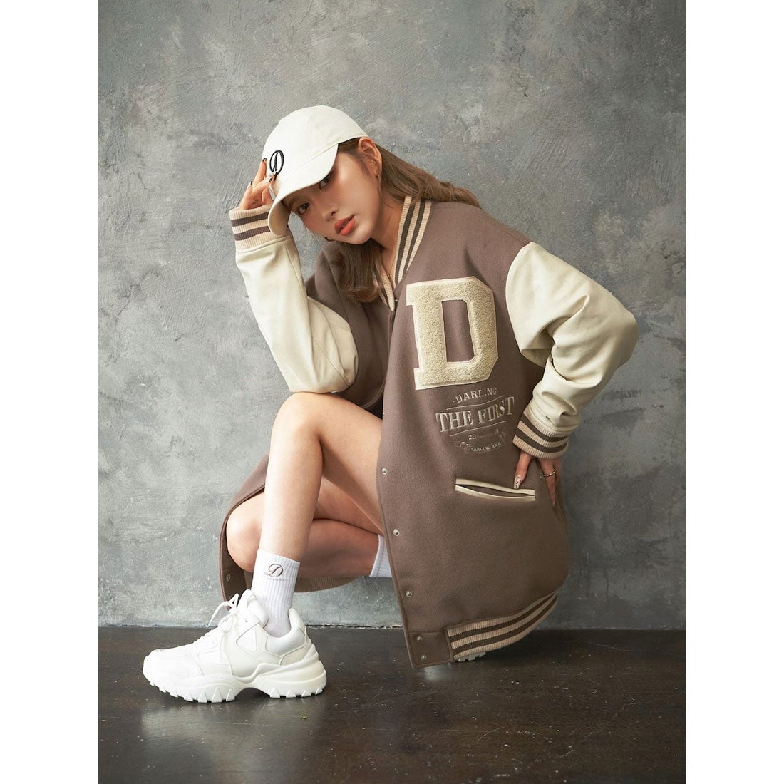 ダーリッチ Darich DARLINGスタジャン （モカ） -ファッション通販