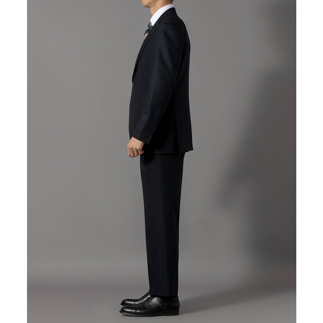 r.a.s.o. ネイビーシャドーストライプスーツ （ネイビー） -D'URBAN