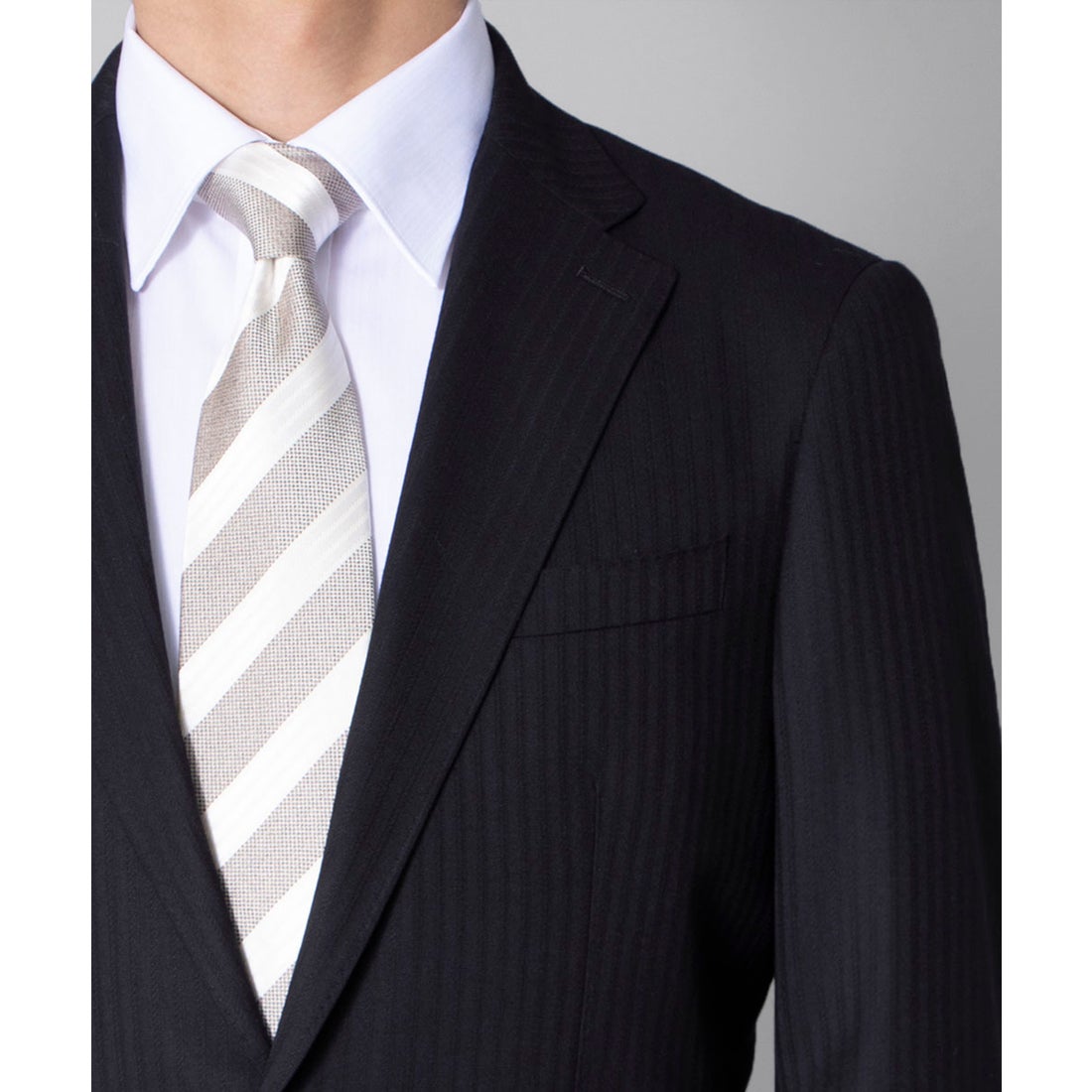 ブラックストライプスーツ （ブラック） -D'URBAN | ダーバン公式