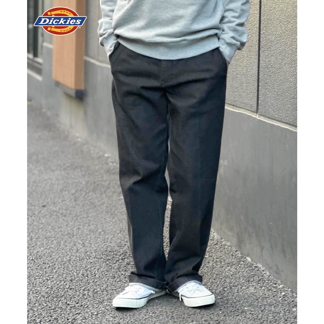 ディッキーズ Dickies ストレッチデニムワークパンツ （ブラックデニム
