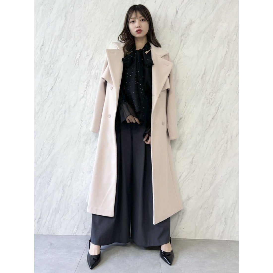 ダズリン dazzlin 2WAYカラーレディコート （アイボリー