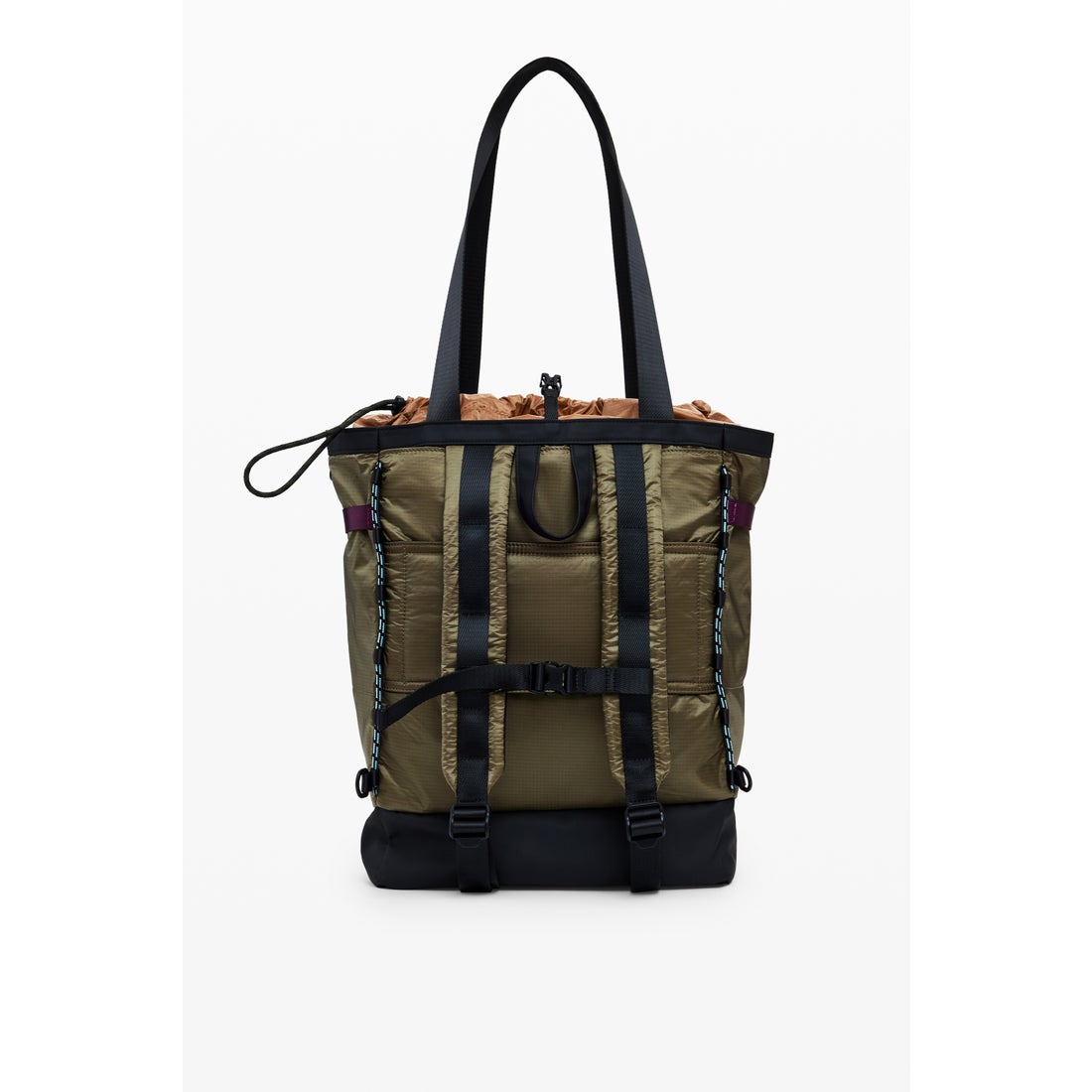 デシグアル Desigual 大型ナイロントートリュックサック （グリーン