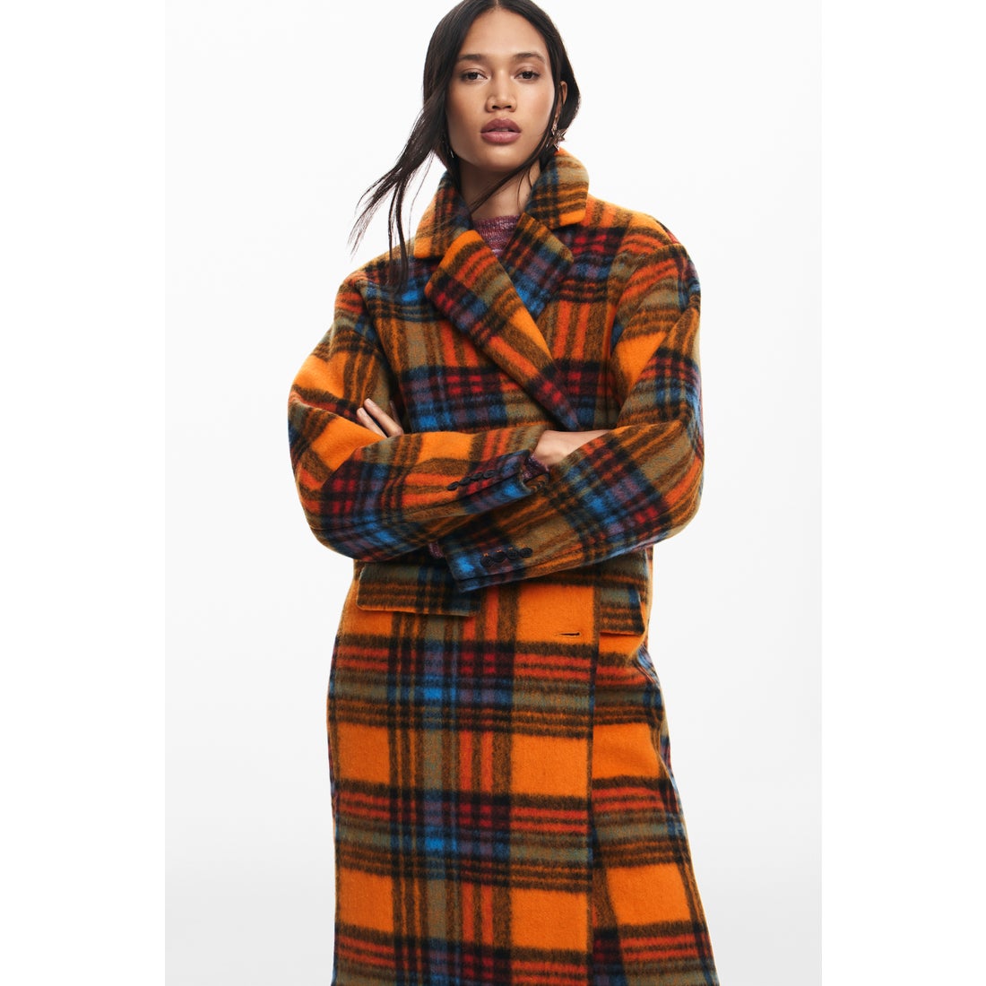 デシグアル Desigual NAPOLES オーバーコート （オレンジ） -waja