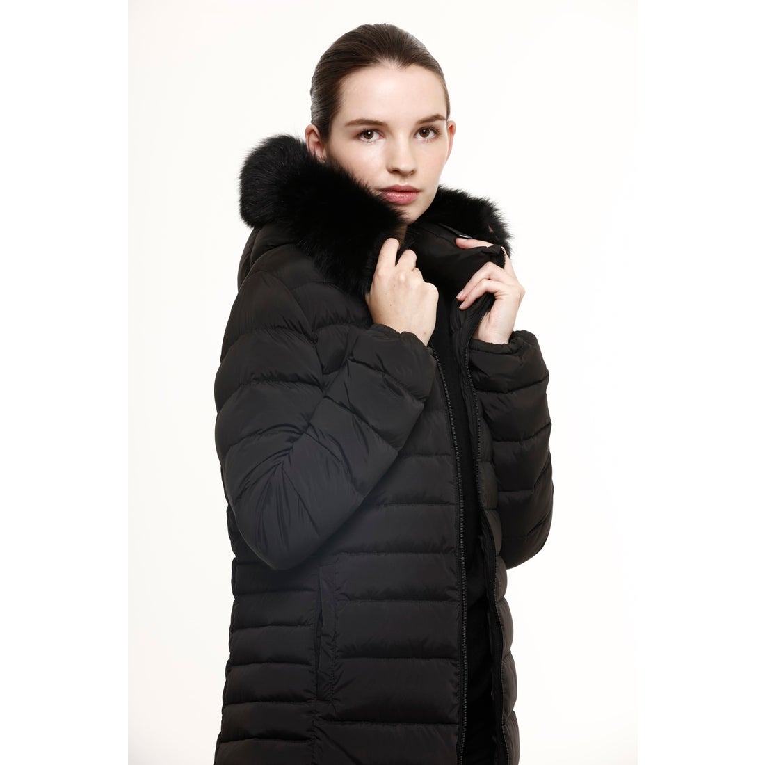 OCIROETRE gray fur-finracoon / オチロエトレ （NERO） -デュベティカ